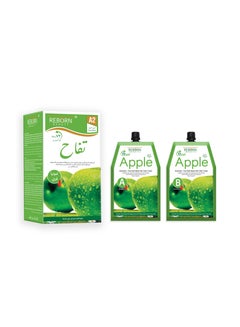 Buy Reborn beauty Apple Ammonia free Dark Black hair color cream (500ml cream and 500ml Developer) A2 in Saudi Arabia