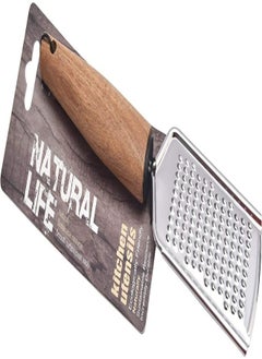 Buy Natural Life Stainless Steel Grater With Acacia Wood Handle, Ac-Ka0001 in UAE