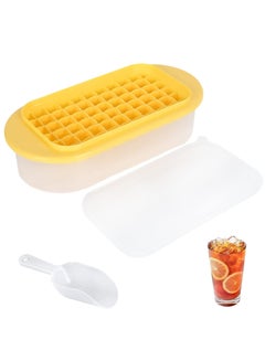 Buy 66 Nugget Ice Cube Tray, Ice Cube Molds with Lid and Storage Bin Easy Release Ice Cube Mold Ice Trays in UAE