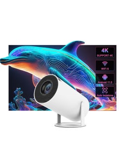 اشتري Projector for Home 4K Support 720P Native HD Portable Projector Android 11 YouTube Builtin Apps 5G WiFi Auto Keystone 3500 lumens (350 ANSI) 3 Watt Speaker 176" Screen Compatible 4K TV Stick في الامارات