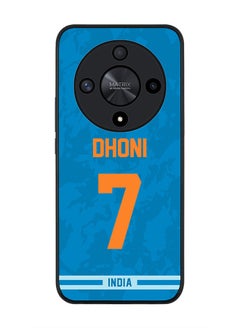 اشتري Rugged Black edge case for Honor X9b, Slim fit Soft Case Flexible Anti Drop TPU Gel Thin Cover- Team India MS Dhoni, Jersey No 7 في الامارات