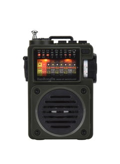 اشتري HRD-700 AM راديو FM مشغل موسيقى محمول استقبال إشارة قابل لإعادة الشحن مكبر صوت BT في السعودية