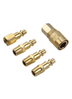 Buy Industrial Quick Coupler 5-Pc. Tungsten Carbide Tip, Bits for Wood, Doors, Woodworking. Pneumatic Tools, Air Compressor, Offering Quick and Efficient Connections Between Pneumatic Tools, Hoses. in UAE