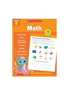 اشتري Scholastic Success with Math Grade 4 في الامارات