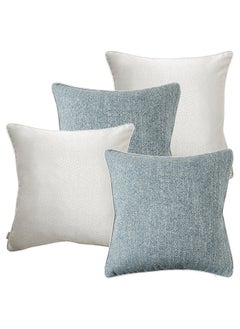 Buy Cushion Set (With Filler) Benedict Bundle Pillow Knot Home Cover Case with Fillers for Modern Sofa Contemporary Living Room Bedroom and Office Soft Filling Washable in UAE