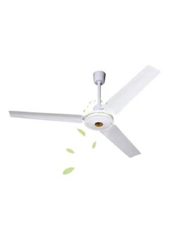 Buy Ceiling fan, 3 blades, size 142 cm, with speed regulator and capacity of 75 watts in Saudi Arabia