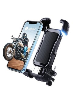 Buy Bike Phone Holder Motorcycle Phone Mount With Adjustable Anti Shake And Stable 360 Degree Rotation Bicycle Phone Holder Compatible With 4.92 7.09 Inch Cellphone in Saudi Arabia