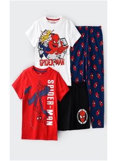 Buy Spiderman Pack Of 2 Organic Pyjama Set in Saudi Arabia