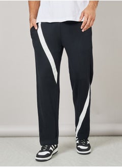 Buy Contrast Panel Relaxed Fit Joggers in Saudi Arabia