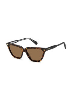 اشتري Women's Polarized Rectangular Sunglasses - Pld 4157/S/X Brown Millimeter - Lens Size: 55 Mm في السعودية