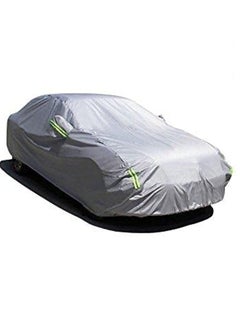 Buy Waterproof car cover with reflectors, two layers, fits many cars, XL- MT BEST BY in Egypt