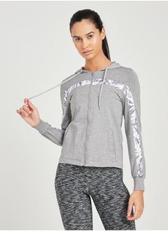 Buy Full Zip Long Sleeves Active Hoodie in Egypt