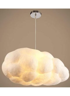 Buy Modern Ceiling Hanging Lights Creative Cloud Shaped Floating Cloud Pendant Chandeliers Ideal for Living Rooms, Restaurants, Bars, and Kindergarten Decor(40x23x16cm) in UAE