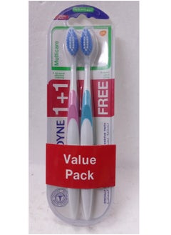 Buy Medium Soft Toothbrush 1+1 in Saudi Arabia