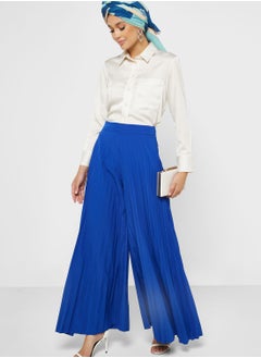 Buy Wide Leg Pleated Pant in Saudi Arabia