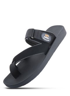 Buy SPOT Slippers for Men | light weight materials for long lasting comfort Men's Slippers | SS-7605 Black in UAE