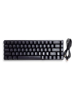 Buy Wired Keyboard (RGB) with cable , type-c port , mechanical switch key ,  storage 32KB , 3 mood switch ( blue - black - red ) in Egypt