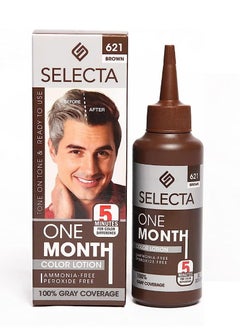 Buy Selecta brown 621 color lotion, 100 ml in Egypt