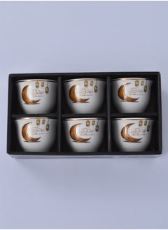 Buy A Set of 6-Piece Coffee Cups with a Ramadan Design in Saudi Arabia