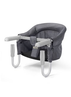 اشتري Portable High Chair for Travel for Babies , Baby Seat for Dining Table, Counter Height, Restaurant, Camping , Foldable and Compact (Grey) في الامارات