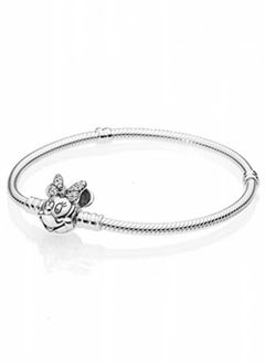 Buy PANDORA Disney Shimmering Minnie Portrait Bracelet 925 Sterling Silver 597770CZ in UAE