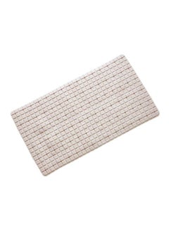 Buy Shower Mats, Extra Long Not-slip Bathtub Mat, Bathroom Rug With Strong Suction Cups Drain Hole For Baby, Elderly, Kids, Bathroom-gray 71x40cm(28x16inch) Beige in UAE