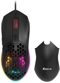 اشتري XTRIKE ME GM316 RGB Gaming Mouse - Optical Sensor 7,200 DPI - Detachable Top Covers - Lightweight Only 67G في مصر