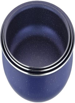 اشتري Caseoni Granite Round Baking Dishes 3-Piece Set, Blue في مصر