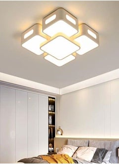 اشتري Modern Square Shape Design LED Acrylic Ceiling Remote Control Adjustable Dimming Light Lamp في الامارات