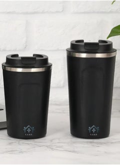 Buy Travel Coffee Mug Double Wall Insulated Stainless Steel with Leak-Proof Lid, Vacuum Insulated for Hiking, Camping & Traveling Hot Coffee on the G in Saudi Arabia