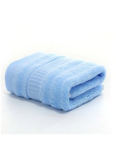 اشتري M MIAOYAN Bamboo fiber wavy hair broken absorbent durable towel blue في السعودية