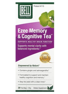 اشتري Ezee Memory & Cognitive Tea 20 Tea Bags (30 g) في الامارات