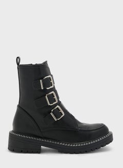 Buy Buckled Ankle Boots in UAE
