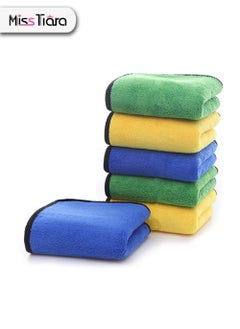 اشتري 6 Piece Thickened Automotive Cleaning Towels Super Absorbent Microfiber Towels في الامارات