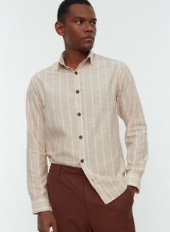 Buy Striped Regular Fit Shirt in UAE