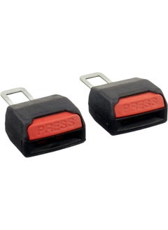 Buy Double Vehicle Seatbelt Silencers for Cancel Driving Noise - Black Red in Egypt