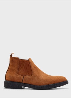 Buy Faux Suede Chelsea Boots in Saudi Arabia