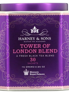 اشتري Tower of London Blend A Fresh Black Tea Blend 30 Sachets 2.65 oz (75 g) في الامارات