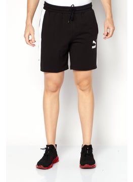 اشتري Men Sportswear Fit Training Shorts, Black/White في الامارات