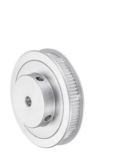 اشتري 80 Teeth 5mm Bore Timing Pulley, Aluminium Synchronous Wheel Silver with M5 Screw for 3D Printer Belt, CNC Machine في الامارات