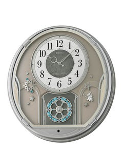 Buy QXM375S Analog Wall Clock - Silver/Silver Dial in Egypt