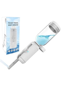 Buy Portable Bidet Shattaf Electric Water Sprayer  Rechargeable Battery Powered (Travel Bidet Bottle 500ml) in UAE