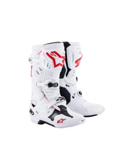 Buy Alpinestars TECH 10 SUPERVENTED WHITE BRIGHT RED Size-9 in UAE