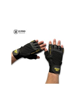 Buy H PRO Gym Training Exercise Gloves Large in UAE