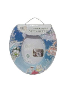 Buy Padded Toilet Training Seat For Toddlers, Anti-Slip Design - Multi Color in Egypt