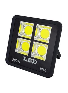 Buy LED Outdoor Flood Light for Outdoor Garden Pathway Garage Yard 220V (200W, White) in Egypt