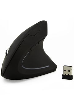 Buy Ergonomic Mouse Wireless,Ergo Mouse Vertical Mouse 6 Buttons 3 Adjustable DPI 800/1200/1600 Levels,Sideways Mouse Right Handed for Computers and Laptops（Black） in UAE