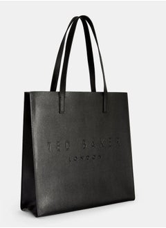 Buy Ted Baker Women's Soocon Classic Black Large Crosshatch Icon Bag Tote Bag in UAE