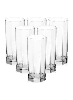 Buy Octime 6 - Pieces Hi - Ball Tumbler Set Clear - 33 Ml in UAE