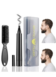 Buy Beard Pencil Filler Water Proof Long Lasting Coverage and Natural Finish for Beard, Moustache and Eyebrows in Saudi Arabia